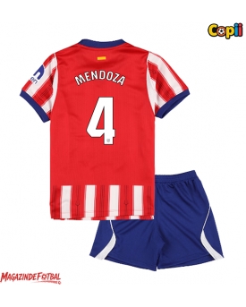 Atletico Madrid Rodrigo Mendoza #4 Echipament de Fotbal Replică 2026-27 Copii Acasa (+ Șorturi)